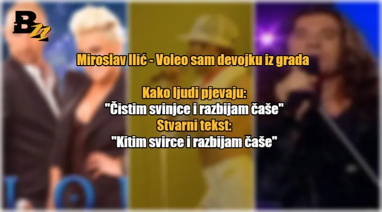 'Kad baba didu da, tvoja mati u snu laje': TOP 30 stihova pjesama koje smo pogre&scaron;no pjevali cijeli život