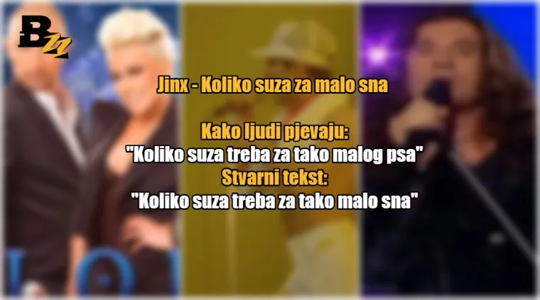 'Kad baba didu da, tvoja mati u snu laje': TOP 30 stihova pjesama koje smo pogre&scaron;no pjevali cijeli život