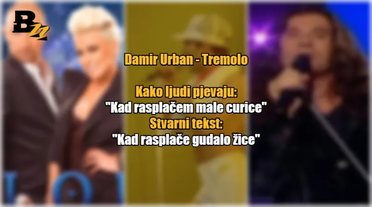 'Kad baba didu da, tvoja mati u snu laje': TOP 30 stihova pjesama koje smo pogre&scaron;no pjevali cijeli život