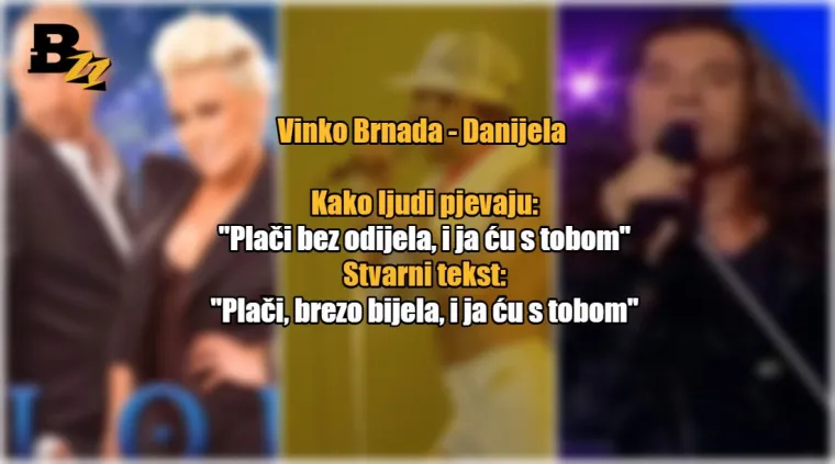 'Kad baba didu da, tvoja mati u snu laje': TOP 30 stihova pjesama koje smo pogre&scaron;no pjevali cijeli život