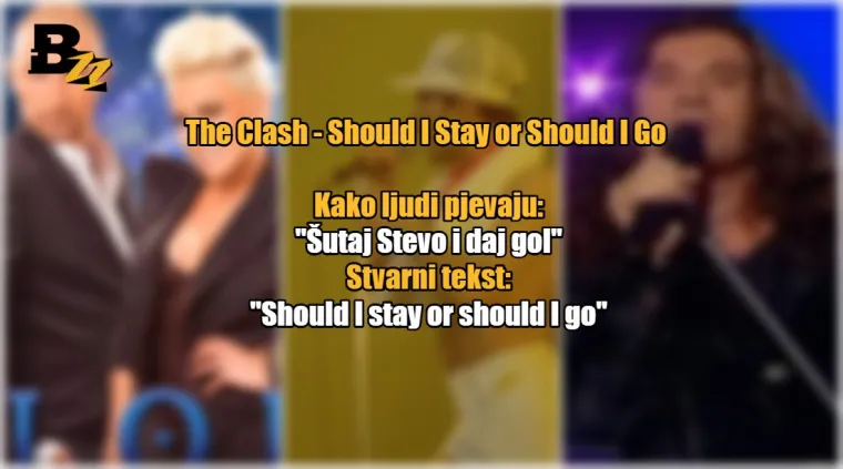 'Kad baba didu da, tvoja mati u snu laje': TOP 30 stihova pjesama koje smo pogre&scaron;no pjevali cijeli život