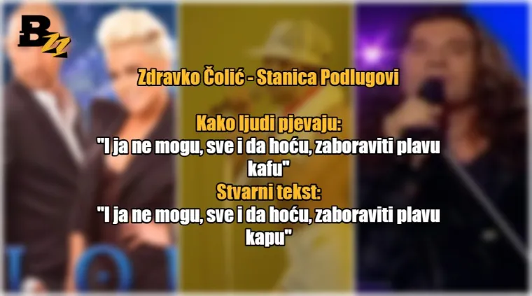 'Kad baba didu da, tvoja mati u snu laje': TOP 30 stihova pjesama koje smo pogre&scaron;no pjevali cijeli život