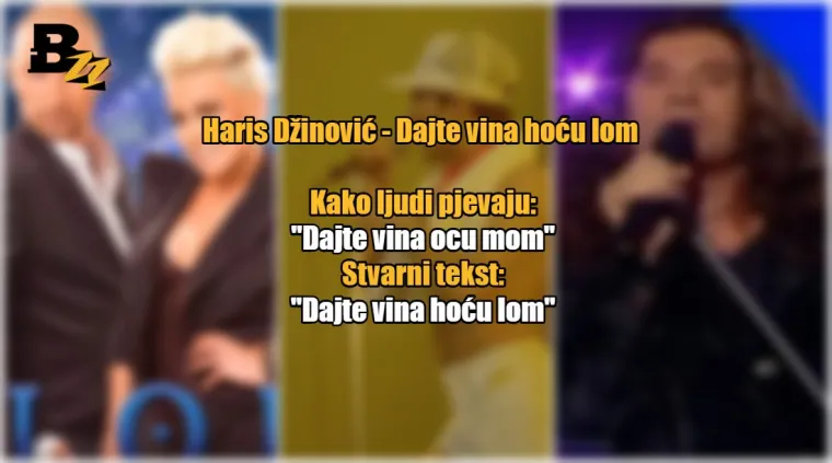 'Kad baba didu da, tvoja mati u snu laje': TOP 30 stihova pjesama koje smo pogre&scaron;no pjevali cijeli život