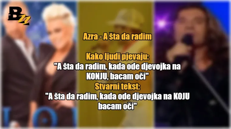 'Kad baba didu da, tvoja mati u snu laje': TOP 30 stihova pjesama koje smo pogre&scaron;no pjevali cijeli život