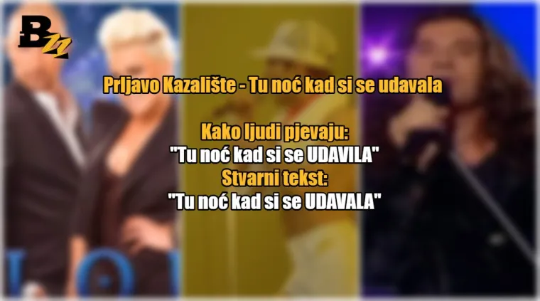 'Kad baba didu da, tvoja mati u snu laje': TOP 30 stihova pjesama koje smo pogre&scaron;no pjevali cijeli život