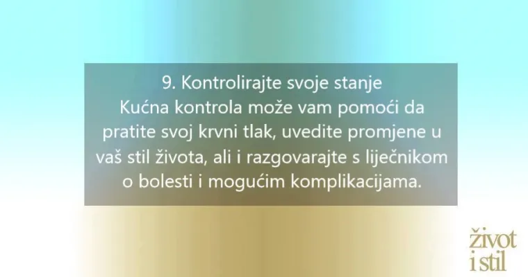 10 prirodnih načina kako sniziti visoki krvni tlak bez lijekova