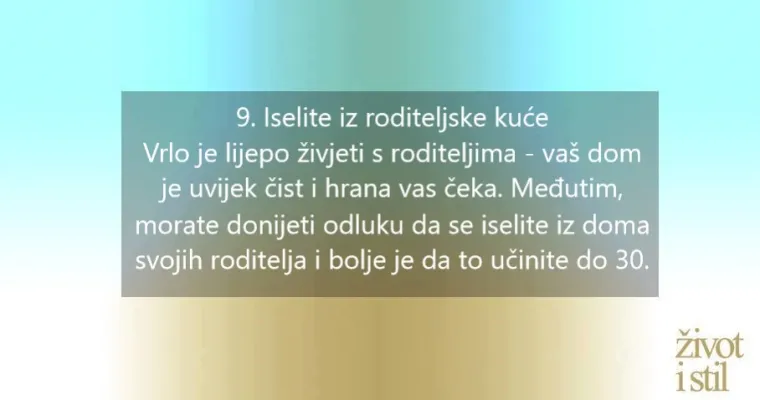 12 važnih stvari koje trebate naučiti i napraviti prije 30. godine