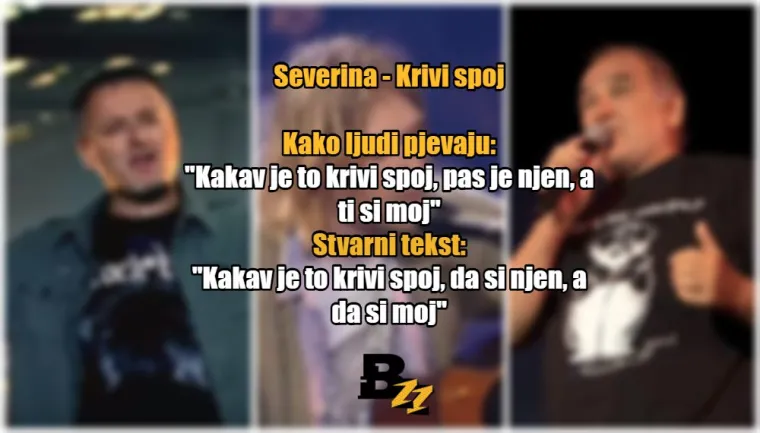'Kakav je to krivi spoj, pas je njen, a ti si moj?': JO&Scaron; 20 stihova koje krivo pjevamo cijeli život