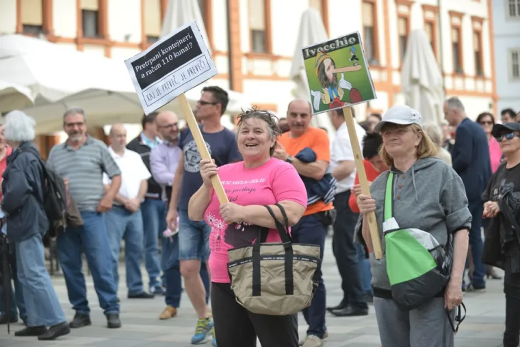 Zastra&scaron;uju prosvjednike iz Varaždina? 'Pojeli smo govna, a usta nismo otvorili'