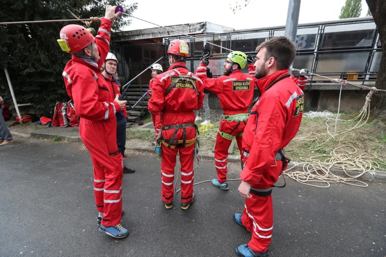 Pripreme za sezonu: HGSS održao sadržajnu vježbu evakucije na Zagrebačkom velesajmu