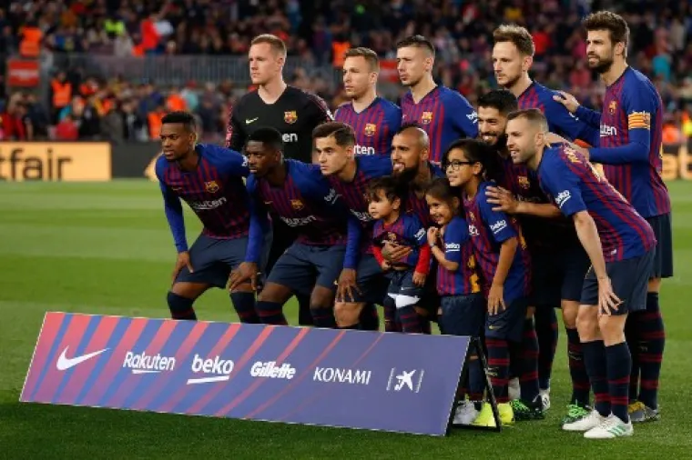 Nogometaši Barcelone osvojili su naslov prvaka Španjolske pobijedivši u 35. kolu na Nou Campu Levante s 1-0.
