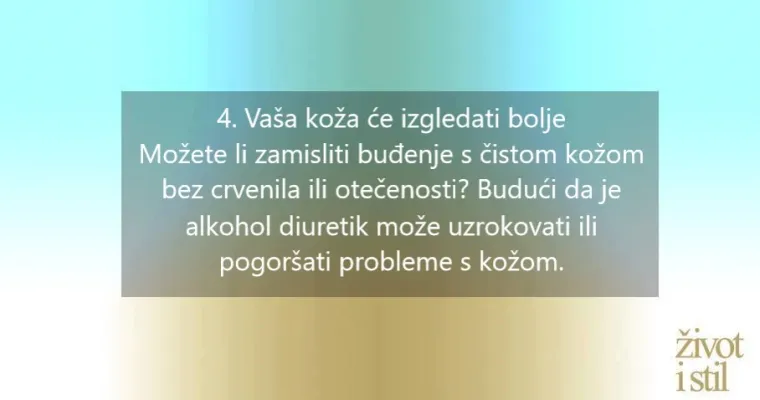 Prestanite piti alkohol samo tjedan dana i dogodit će vam se ove neočekivane stvari