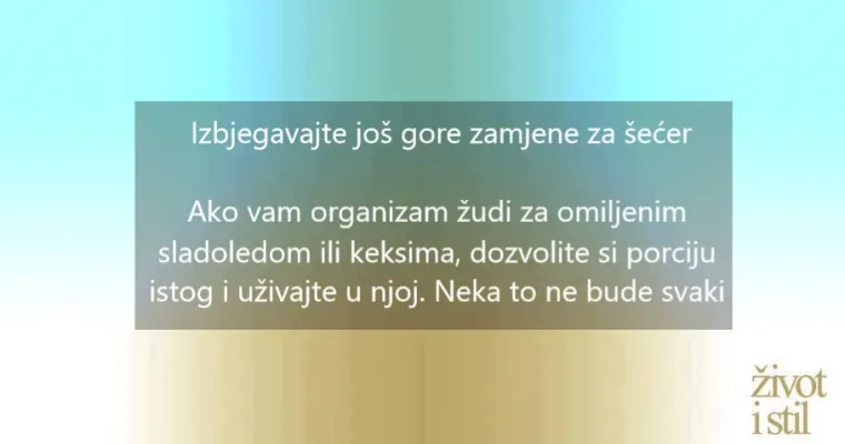Odviknite se od &scaron;ećera u nekoliko jednostavnih koraka