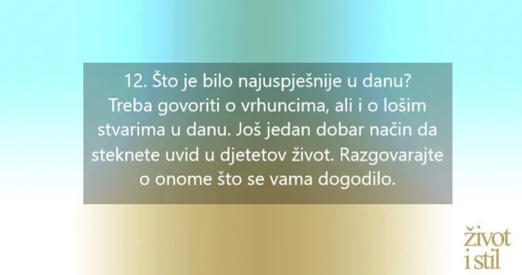 12 pitanja koje trebate pitati djecu tijekom obroka, prema stručnjacima
