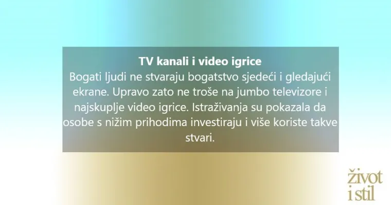 Učite od mudrih: Ovo su stvari na koje bogati ljudi ne tro&scaron;e novac