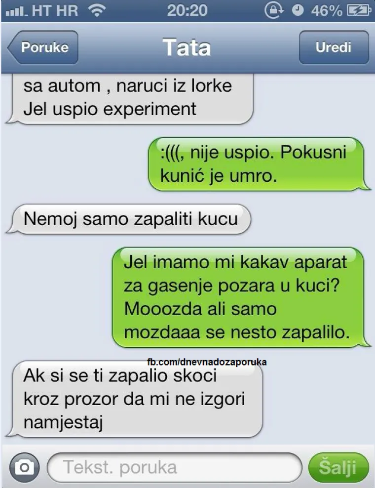 Kad ti ćaća napi&scaron;e 'Javi se, ja sam umro, sutra mi je sprovod' i ostale urnebesne roditeljske poruke