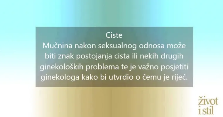 Osjećate mučninu nakon seksa? Ovo je mogućih 7 uzroka