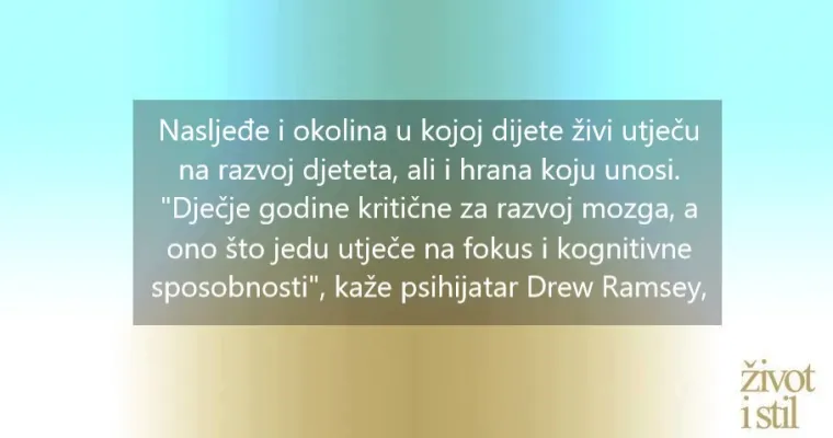 Hrana za mozak: Namirnice koje pomažu djeci da razviju inteligenciju