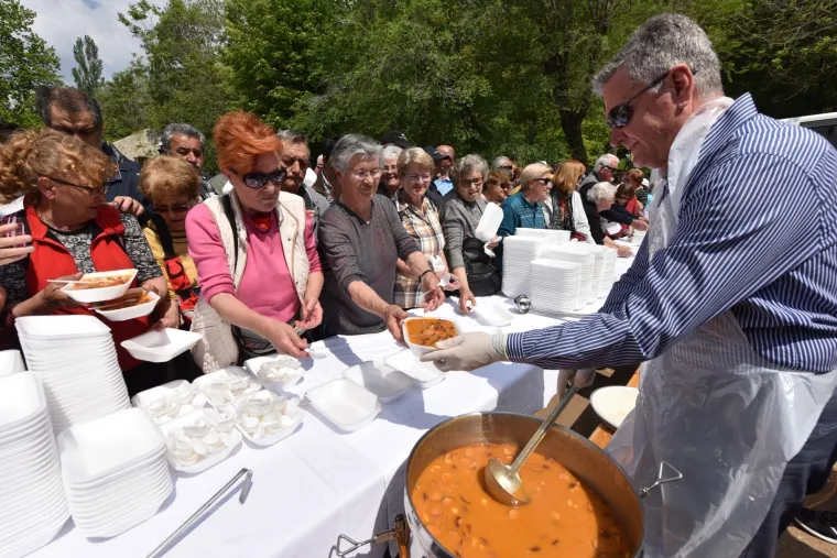 Tradicionalno se dijelio grah u NP Krka