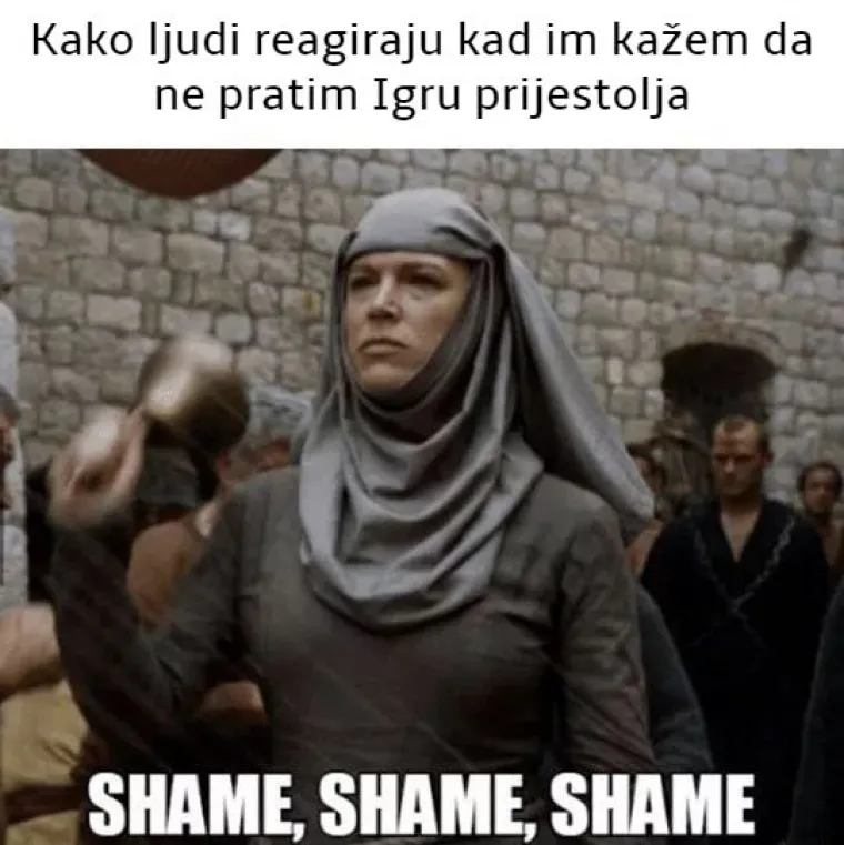 Meme koje savršeno opisuju kako se osjećaju ljudi koji ne gledaju Igru prijestolja