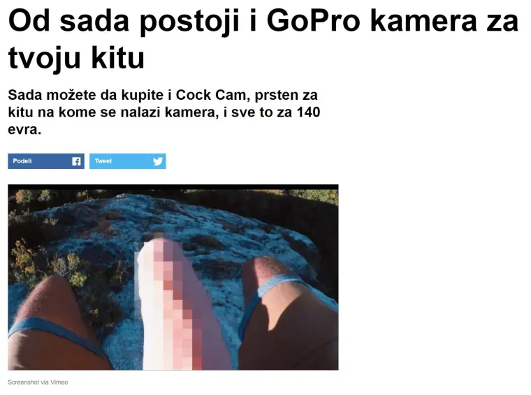 Pogledajte ovaj popis najbizarnijih članaka srpskog Vicea koje apsolutno nitko nije tražio