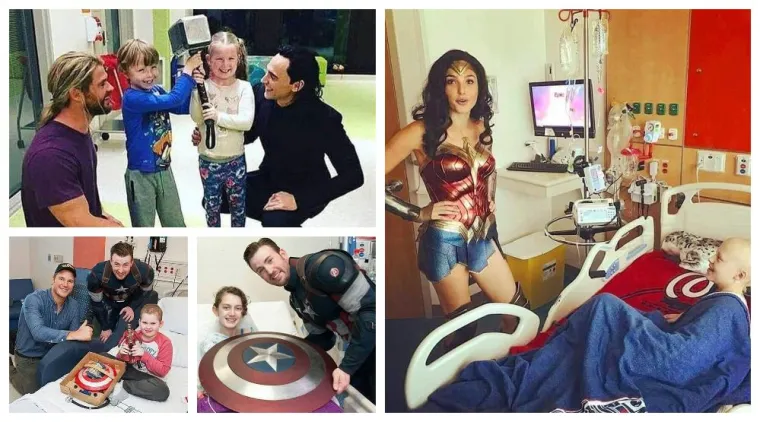 Slike koje dokazuju da glumci koji glume 'Avengerse' nisu superheroji samo na platnu