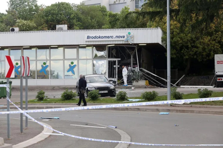 Pogledajte &scaron;to je ostalo od zgrade u kojoj je raznesen bankomat!
