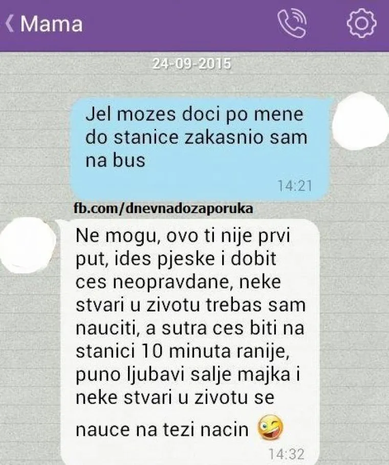 Kad mama odustane od dvorenja sina i ode piti, a tata ne zna datum rođenja kćeri: JO&Scaron; 30 najjačih poruka roditelja