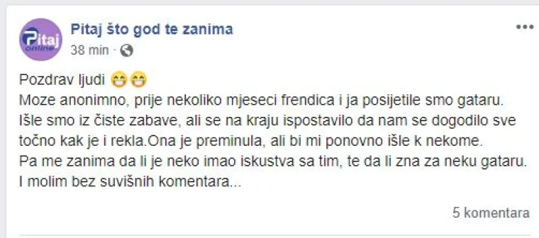 'Jel istina da vagina izgleda kao riblji file?': 'Pitaj &scaron;to god te zanima' stranica je zbog koje ćete plakati od smijeha