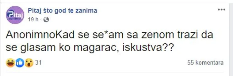 'Jel istina da vagina izgleda kao riblji file?': 'Pitaj &scaron;to god te zanima' stranica je zbog koje ćete plakati od smijeha