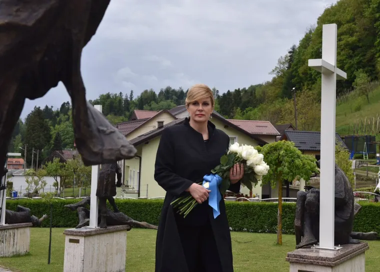 Predsjednica Republike posjetila je Macelj, Bleiburg i Hudu jamu