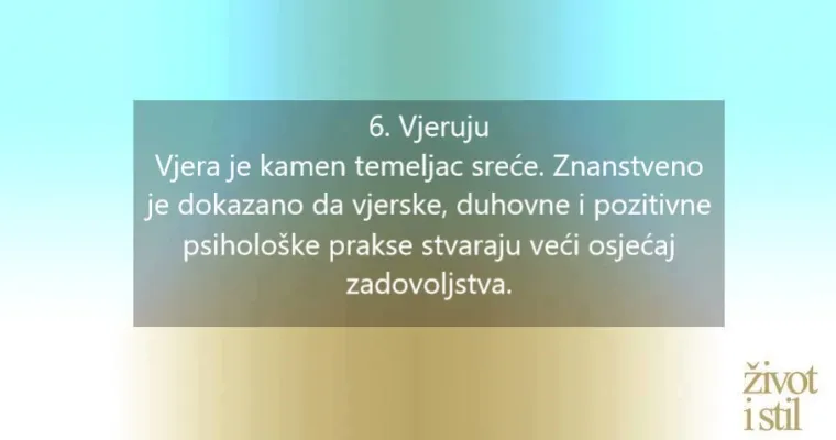 6 tajni izuzetno sretnih ljudi (nije tako komplicirano)
