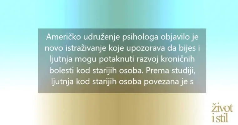 Ljutnja je opasna za naše zdravlje: Potiče razvoj mnogih kroničnih bolesti