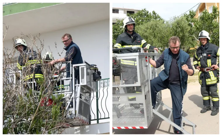 Drama u Biogradu: Pozlilo mu&scaron;karcu zazidanom u kući, izvukli su ga vatrogasci