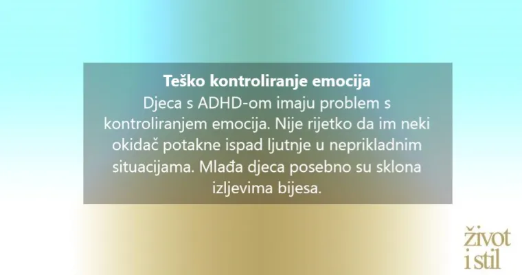 Prepoznajte i olak&scaron;ajte djetetu: Najče&scaron;ći simptomi ADHD-a kod mali&scaron;ana