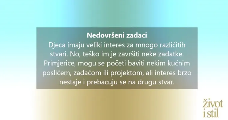 Prepoznajte i olak&scaron;ajte djetetu: Najče&scaron;ći simptomi ADHD-a kod mali&scaron;ana