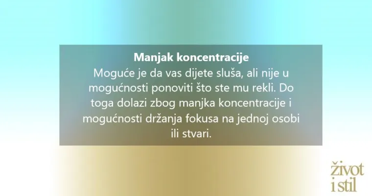 Prepoznajte i olak&scaron;ajte djetetu: Najče&scaron;ći simptomi ADHD-a kod mali&scaron;ana