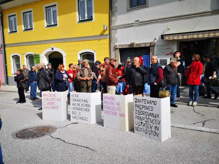 Antifašisti na kontraskupu: 'Okupljanje u Bleiburgu je naricanje za propalom ustaškom paradržavom'