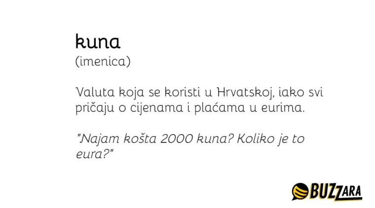 Promijenili smo opise nekih hrvatskih riječi da bi nam rječnik bio malo točniji