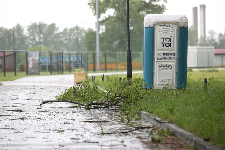 Sablasno prazni Jarun: Olujni vjetar ispraznio jedno od omiljenih mjesta za rekreaciju