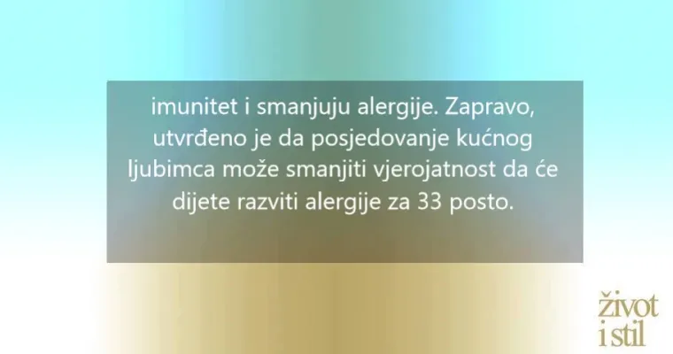 8 načina kako kućni ljubimci mogu pobolj&scaron;ati va&scaron;e zdravlje