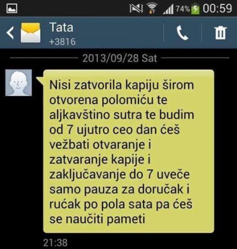 'Mama se napila tako da ni&scaron;ta od večere': JO&Scaron; 25 najjačih poruka najdražih nam roditelja