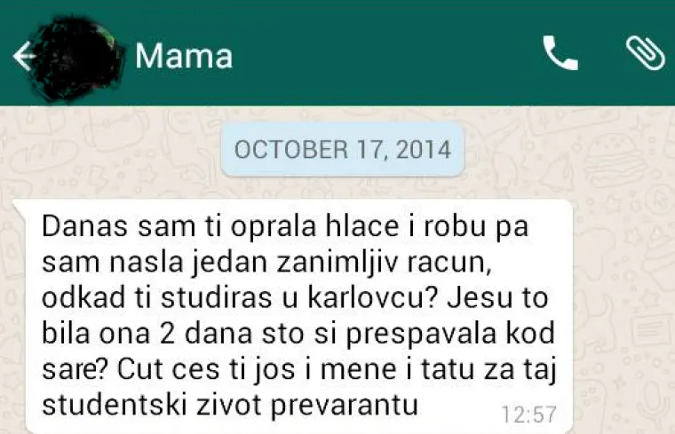 'Mama se napila tako da ni&scaron;ta od večere': JO&Scaron; 25 najjačih poruka najdražih nam roditelja