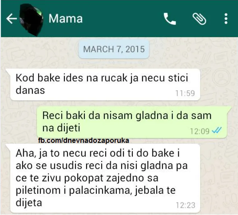 'Mama se napila tako da ni&scaron;ta od večere': JO&Scaron; 25 najjačih poruka najdražih nam roditelja