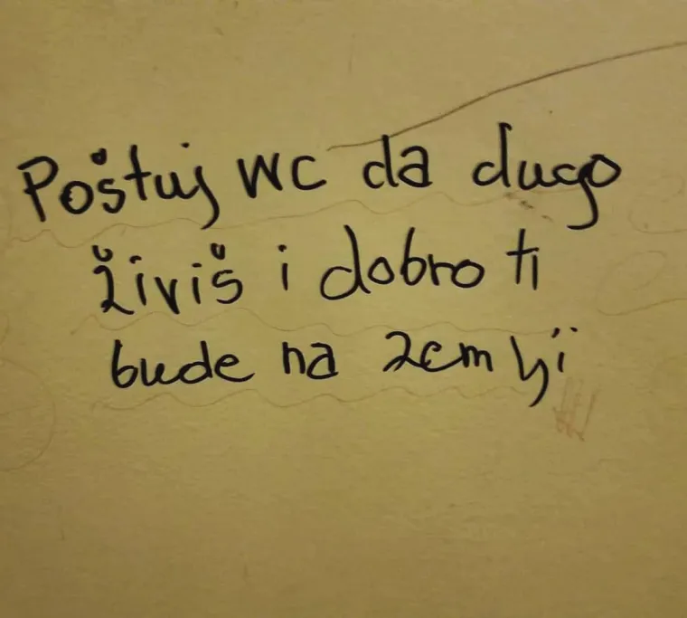 WC kao odaja tajni: Mudrolije sa zahoda Filozofskog jer njegovi studenti ne znaju kamo bi sa svim tim mislima