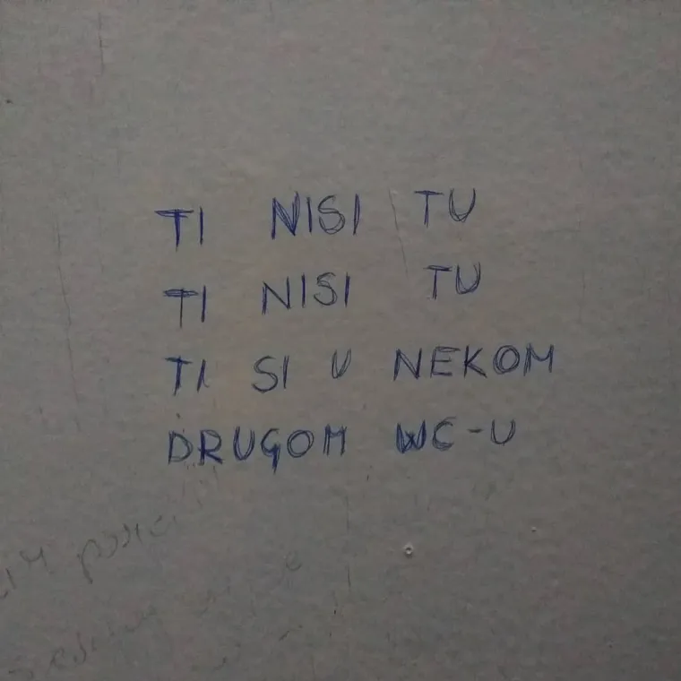 WC kao odaja tajni: Mudrolije sa zahoda Filozofskog jer njegovi studenti ne znaju kamo bi sa svim tim mislima