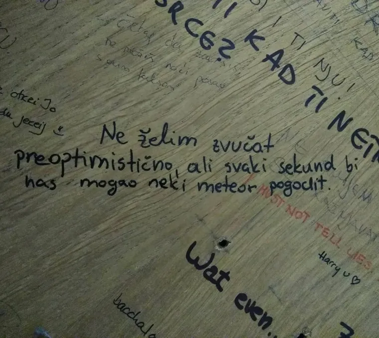 WC kao odaja tajni: Mudrolije sa zahoda Filozofskog jer njegovi studenti ne znaju kamo bi sa svim tim mislima