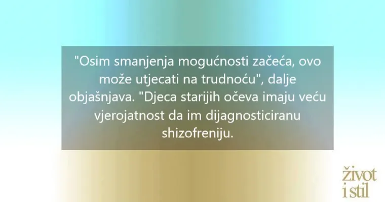 Očeva dob ima veliki zdravstveni utjecaj na dijete i ženinu trudnoću