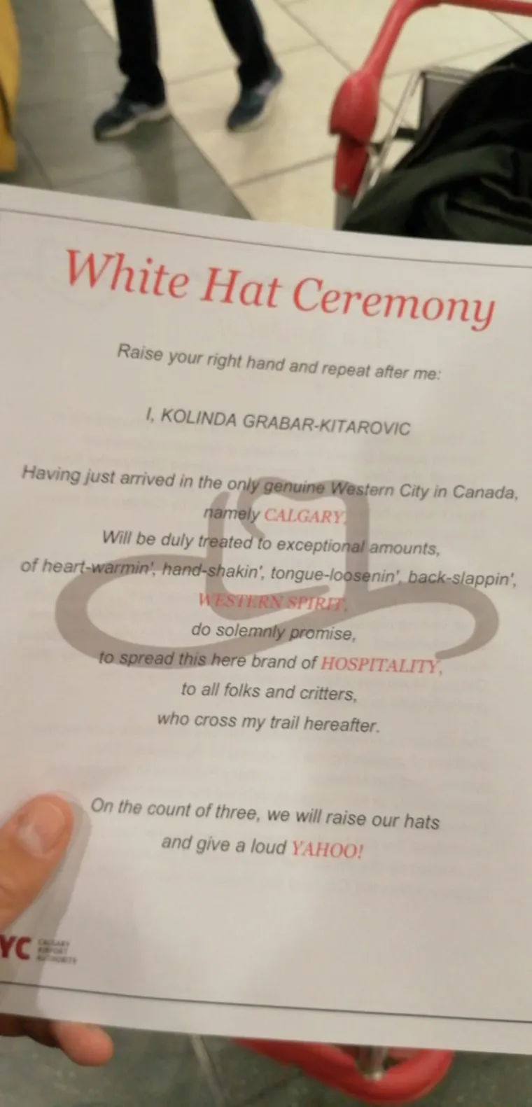 Kakva dobrodo&scaron;lica u Calgaryju! Kolinda Grabar-Kitarović i njen suprug Jakov pozirali u kaubojskim &scaron;e&scaron;irima!