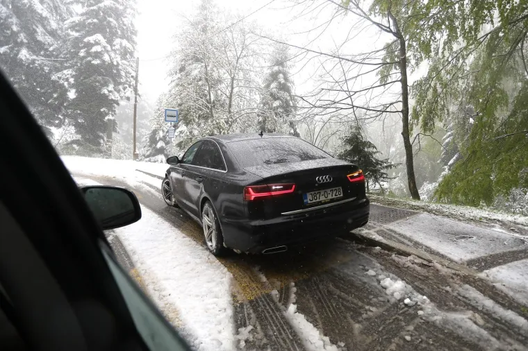 Sljeme pod bijelim pokrivačem: Snijeg usred proljeća iznenadio Zagrepčane